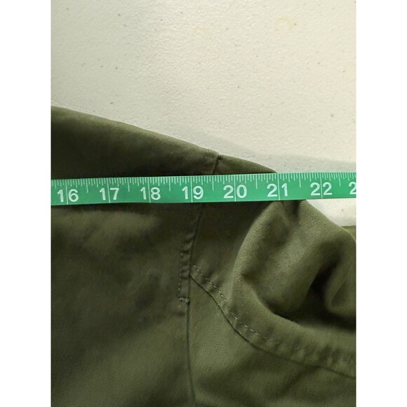 Women’s Olive Green Utility Field Jacket Army Style Cargo Pockets Military Sz Sm - Picture 8 of 9